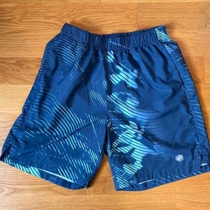 ASICS - Mens blue 7” athletic shorts